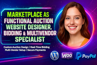 create responsive auction website converting bidding website multivendor website