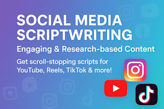 create fact based scripts for youtube  podcast and documentry