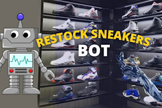 build restock bot, monitor bot, auto checkout bot, auto buying bot, scalper bot