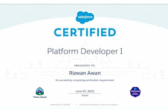be your salesforce developer for apex, flows, and lwc