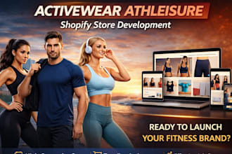 build your activewear athleisure shopify store clothing store online