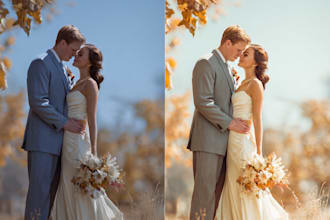 wedding photo editing and retouching in lightroom quickly