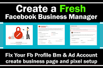 create, optimize and manage facebook business page, shop and fix all issues