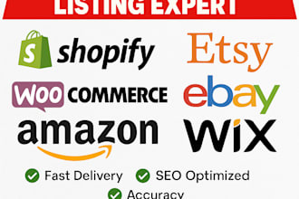 upload and list products on shopify, amazon and ebay with bulk import