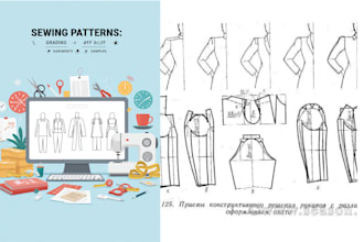 create sewing patterns, grading, garment design, PDF dxf files, and samples