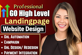 create gohighlevel website, ghl salesfunnel, landingpage, gohighlevel automation