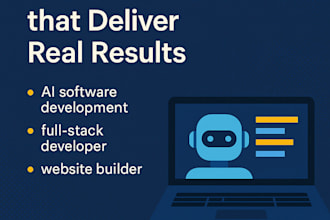 do full stack and front end websites with ai integration