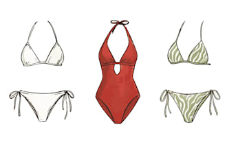create professional bikini and swimwear illustrations
