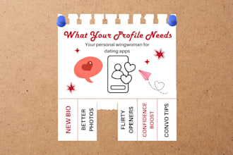 be your personal wingwoman to upgrade your dating profile and boost confidence