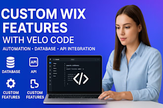 add custom features to your wix website using wix velo code wix studio velo code