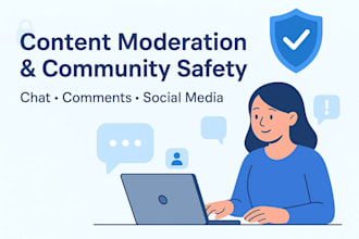 professionally moderate your online content or community