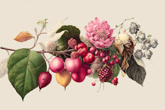 do realistic botanical illustration