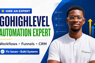 fix gohighlevel automation issues, gohighlevel crm automation expert ghl funnels