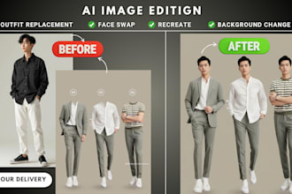 do swap, resize, and background change with ai editing within an hour