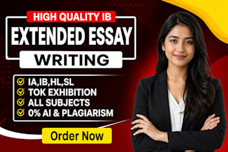 write and edit ib sl and hl ias, toks and ib extended essays, analysis, ess