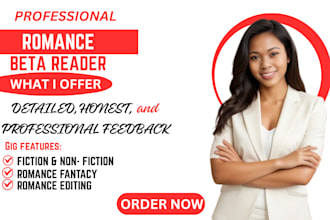 beta read romance, fantasy, paranormal books