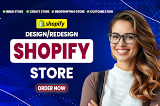 design shopify store, redesign shopify website and german shopify store