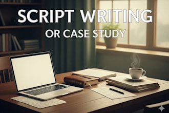 write engaging story scripts for you tube, short films ads