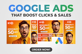 design unique google ads and banners ads