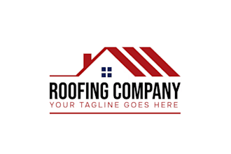 make logo for realtor or construction or roofing company