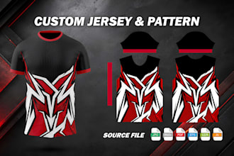 design custom sports jersey and sublimation jersey