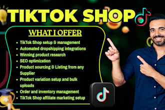 setup tiktok shop tiktok dropshipping cj dropshipping printify trendsi zendrop