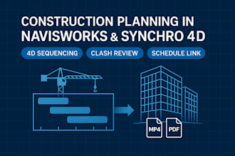 do construction project planning in navisworks and synchro