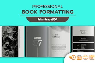 professional KDP book formatting for print ready PDF