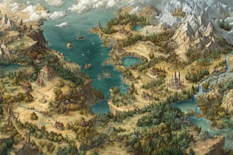 do  fantasy map design fantasy map maker vector