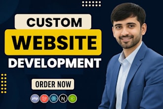 develop a custom website