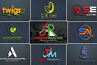 design modern minimalist professional custom logo design and redesign