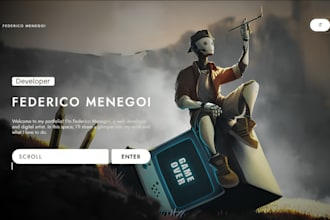 build creative portfolio, photography, and business website