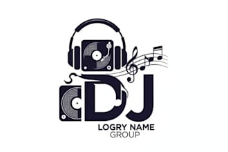 design your music band or dj logo