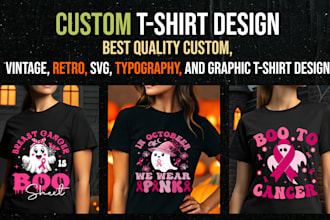 design custom halloween t shirt and typography artwork