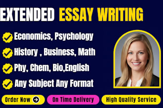 do ib extended essay economics, psychology history, business, bio ia, hl, sl ee