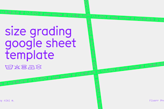 send you size grading template