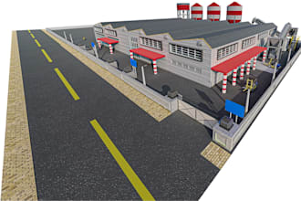 do professional 2d  3d design for industrial building, factories, and warehouse