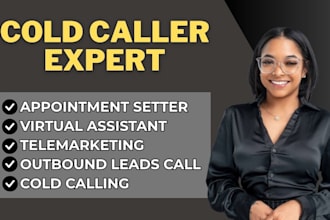 be your appointment setter USA id cold caller telemarketer virtual assistant sdr
