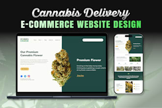 do professional cannabis, cbd delivery ecommerce website design