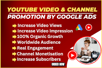 organically promote your youtube video with google ads