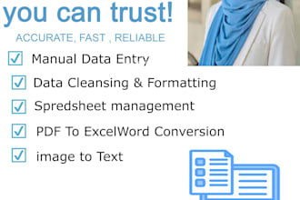 do english and  urdu typing, data entry and friendly work