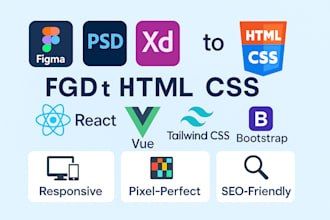 convert figma to HTML, figma to react, figma to vue, figma to tailwind CSS