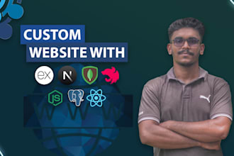 provide custom web development services for you
