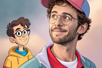 do your photo to cartoon portrait