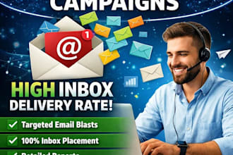 set up bulk email campaigns with high inbox delivery rate