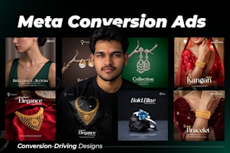design high converting static meta ad creatives, creatives for meta