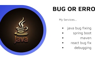 fix bugs in java, spring boot, maven and react