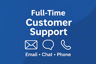 provide customer service via chat, email, and phone support