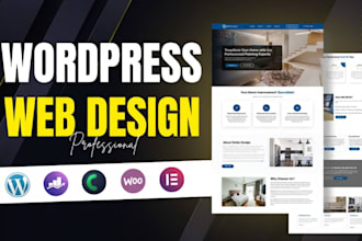 create, clone, update, customize, edit, fix, rebuild, redesign wordpress website