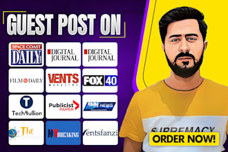 do guest post on techbullion, ventsmagazine and msn,com